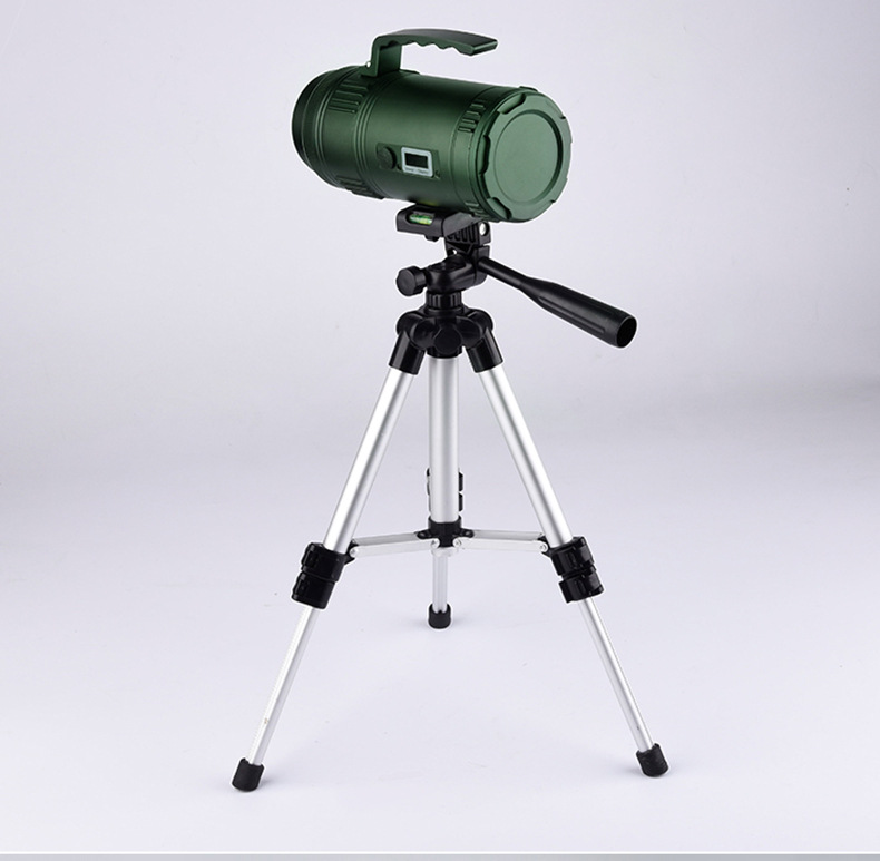 30w四光源钓鱼灯 led大功率多功能液晶显示夜钓灯 照明电筒批发