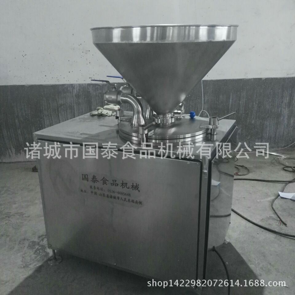 山东30型液压灌肠机 双管万能灌肠机
