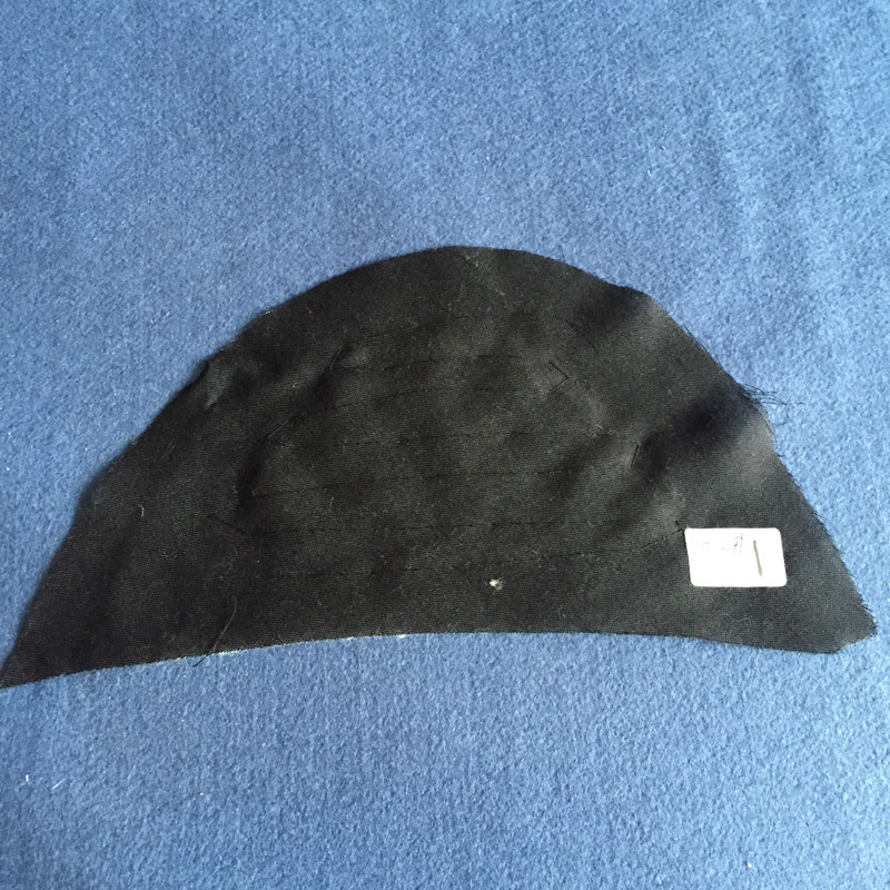 手缝垫肩 黑色布肩垫 适用高档西装垫肩 可定制各类特规