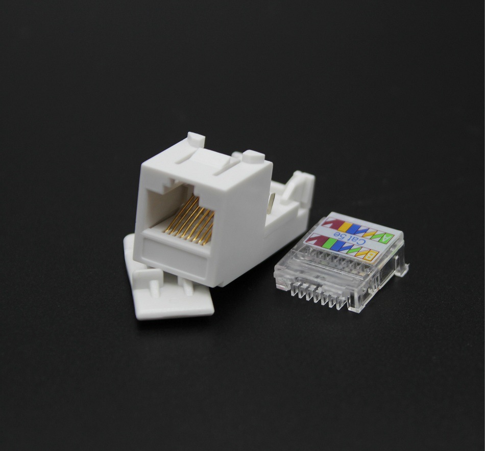 优质tcl款式超五类网络模块 rj45免打线信息电脑模块 可oem贴牌