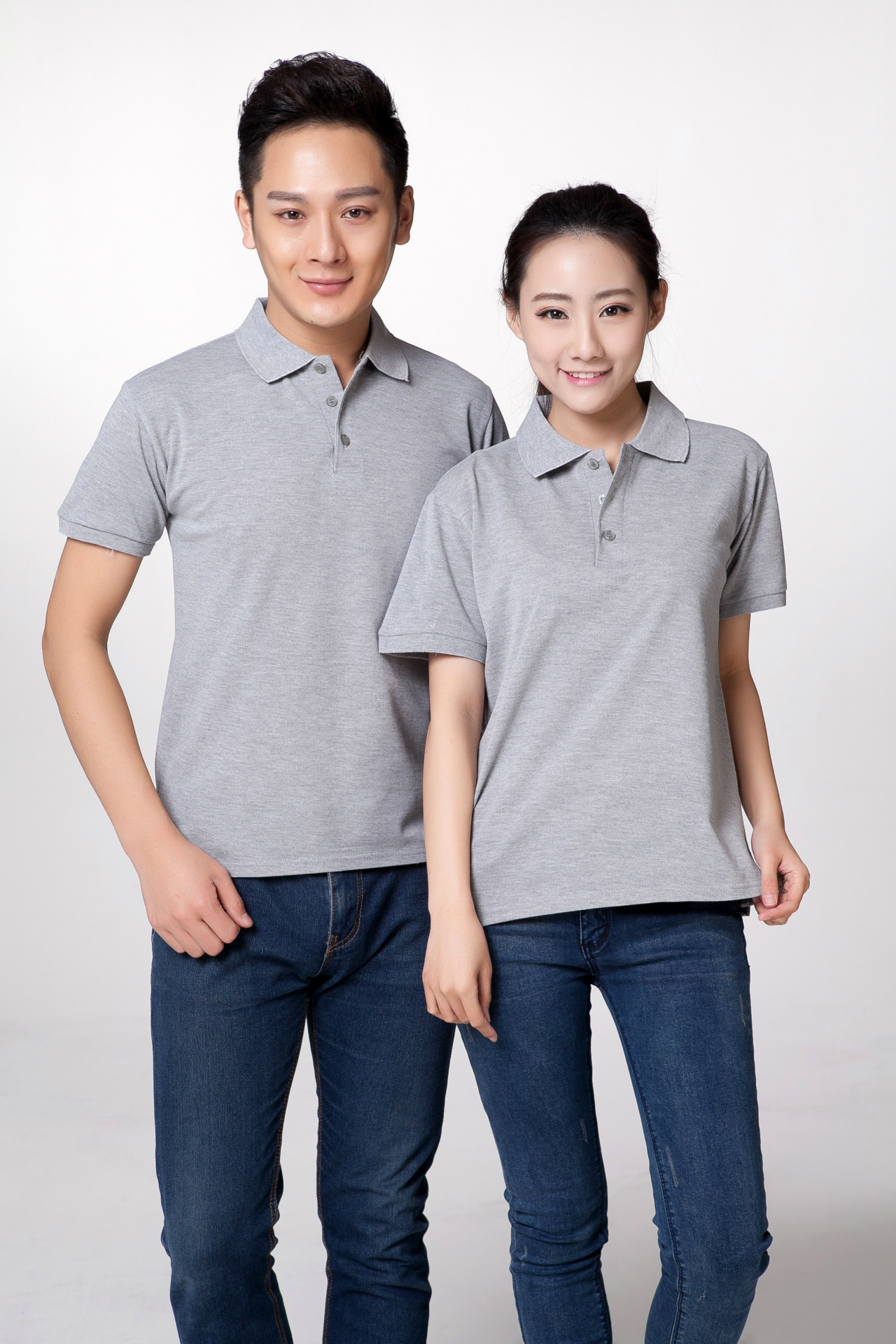 广告衫定制新款短袖翻领t恤diy定做文化衫工装印图印字