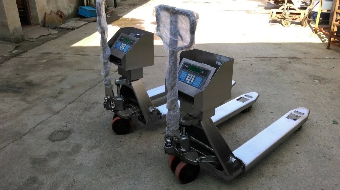 1吨电子叉车秤 2吨叉车电子磅 3吨地牛秤