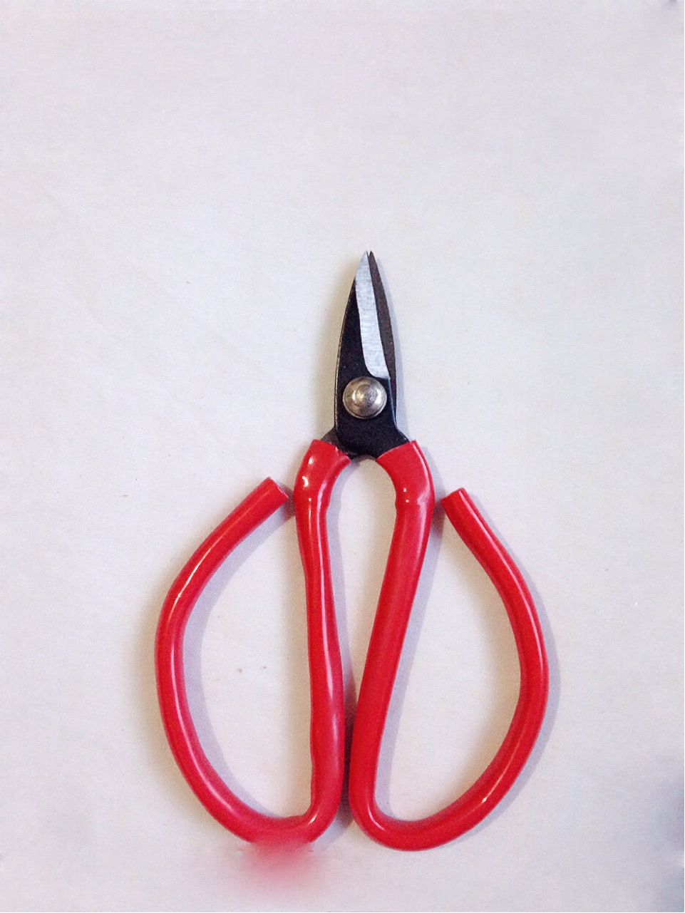 指甲剪短嘴剪宽头小剪刀修指甲剪刀红套管迷你剪刀家用剪刀小号