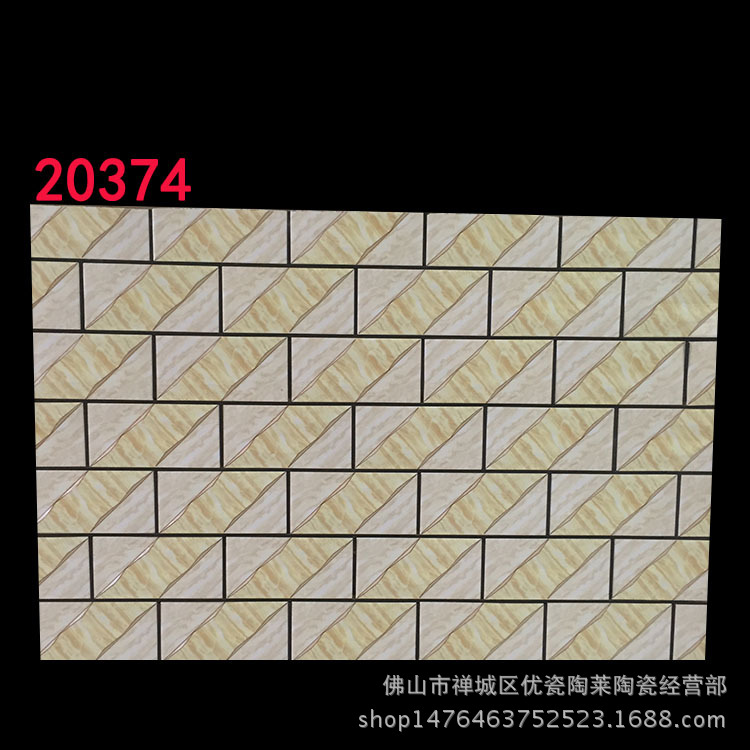 新款5d高清喷墨围墙艺术印花外墙砖100*200别墅外墙瓷砖