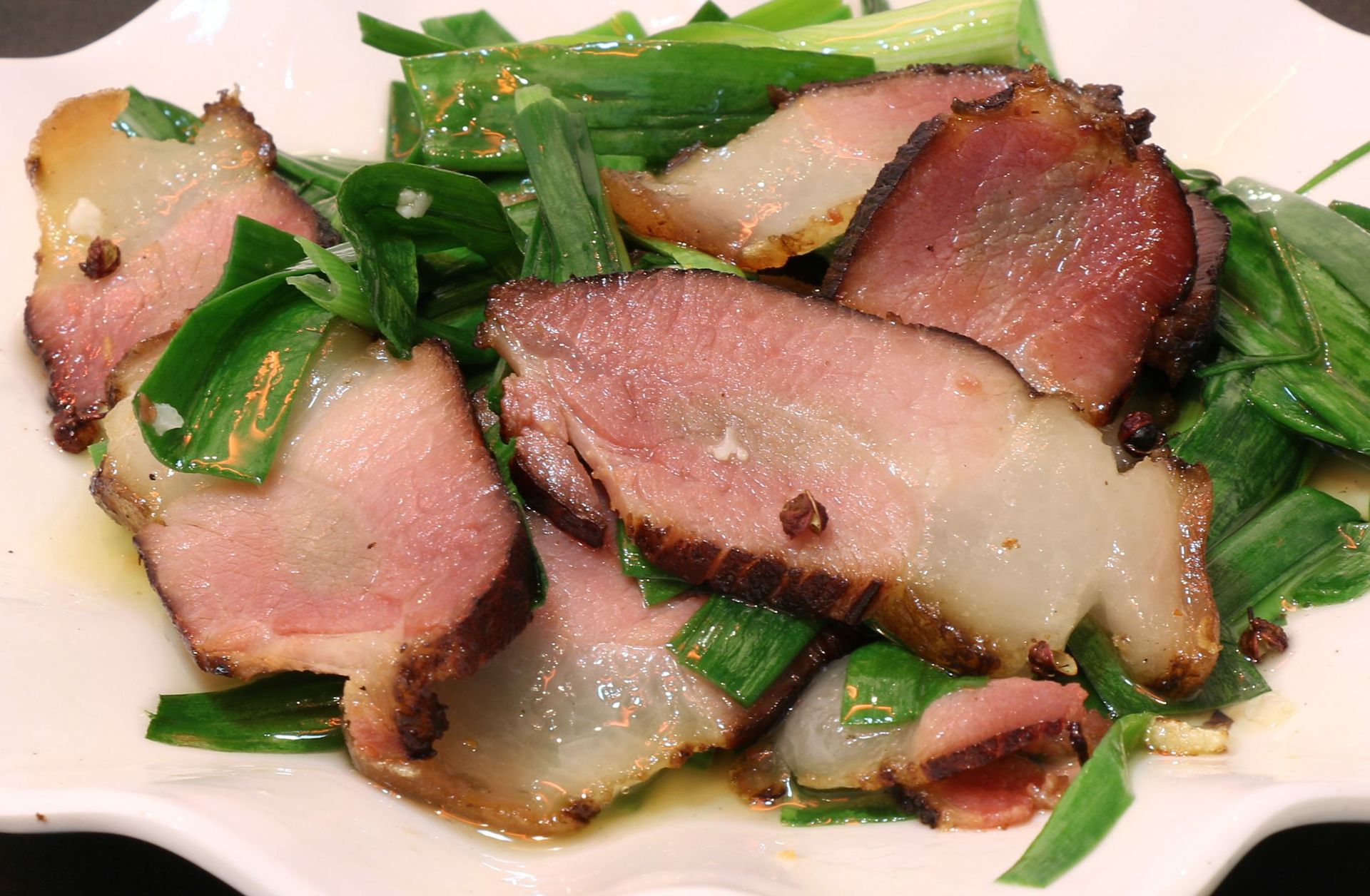 四川特产 乐山名小吃王娘娘农家自制土猪柴火烟熏二刀腊肉500g