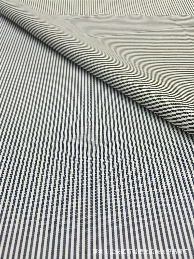 批发 全棉斜纹印花布 条纹纯棉斜纹面料全