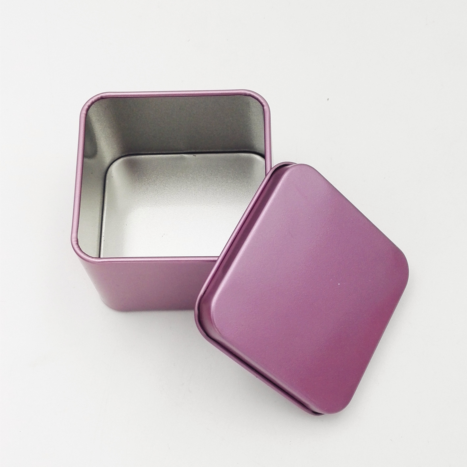 欧式创意婚礼,生日礼盒,喜糖盒 小号正方形马口铁盒子喜糖盒