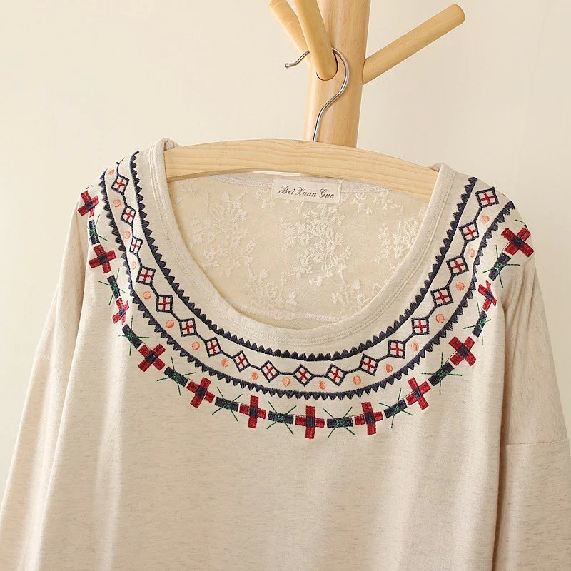 女式T恤-2016新款韩版女士体恤 圆领领口袖口