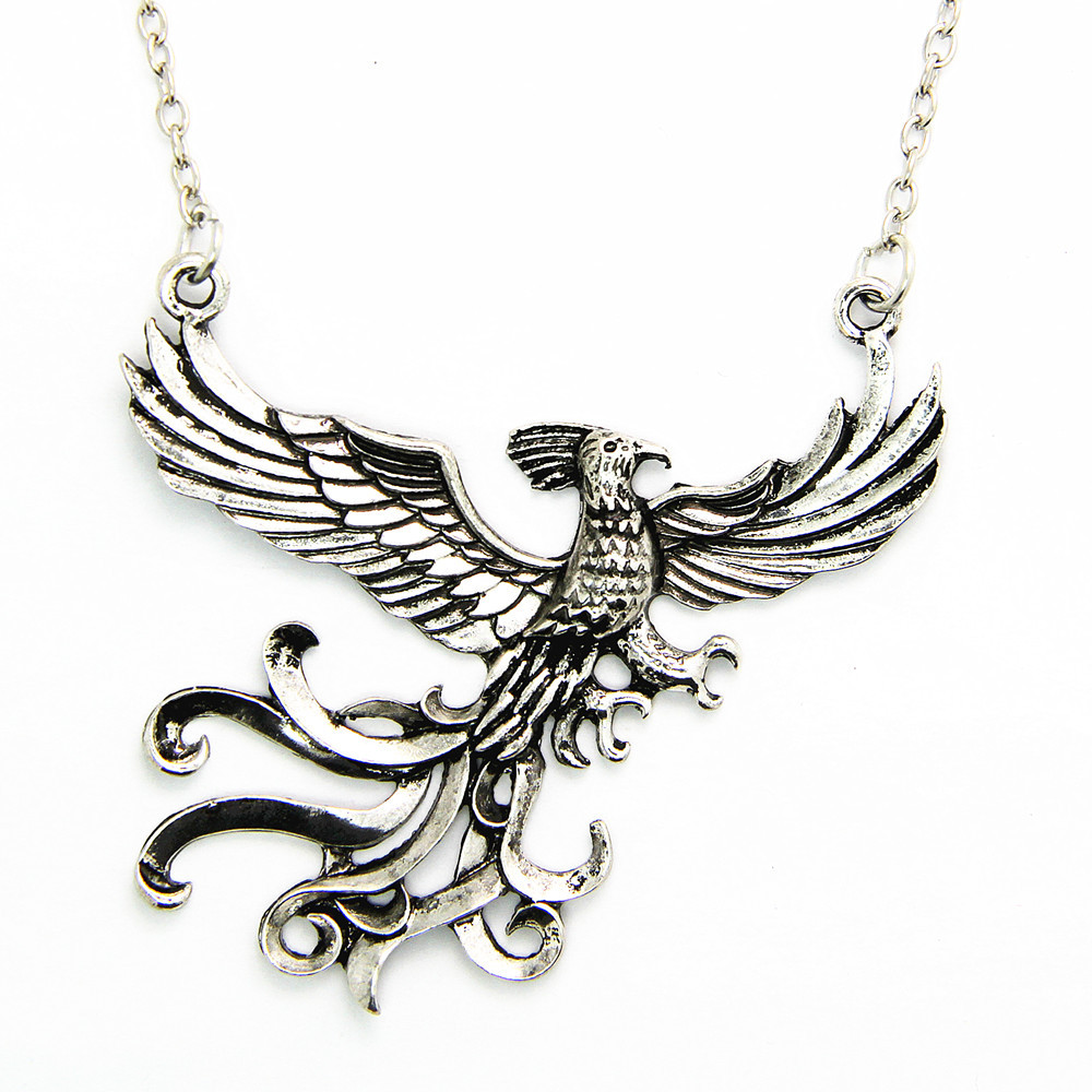 harry potter哈利波特凤凰项链古银吊坠项链 cx331