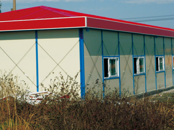 厂家热销彩钢板房 楼房 平房 四坡彩钢板 钢板房 工地活动板房