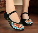 秀禾婚鞋女中式婚礼新娘鞋内增高珍珠流苏鞋冬季加绒