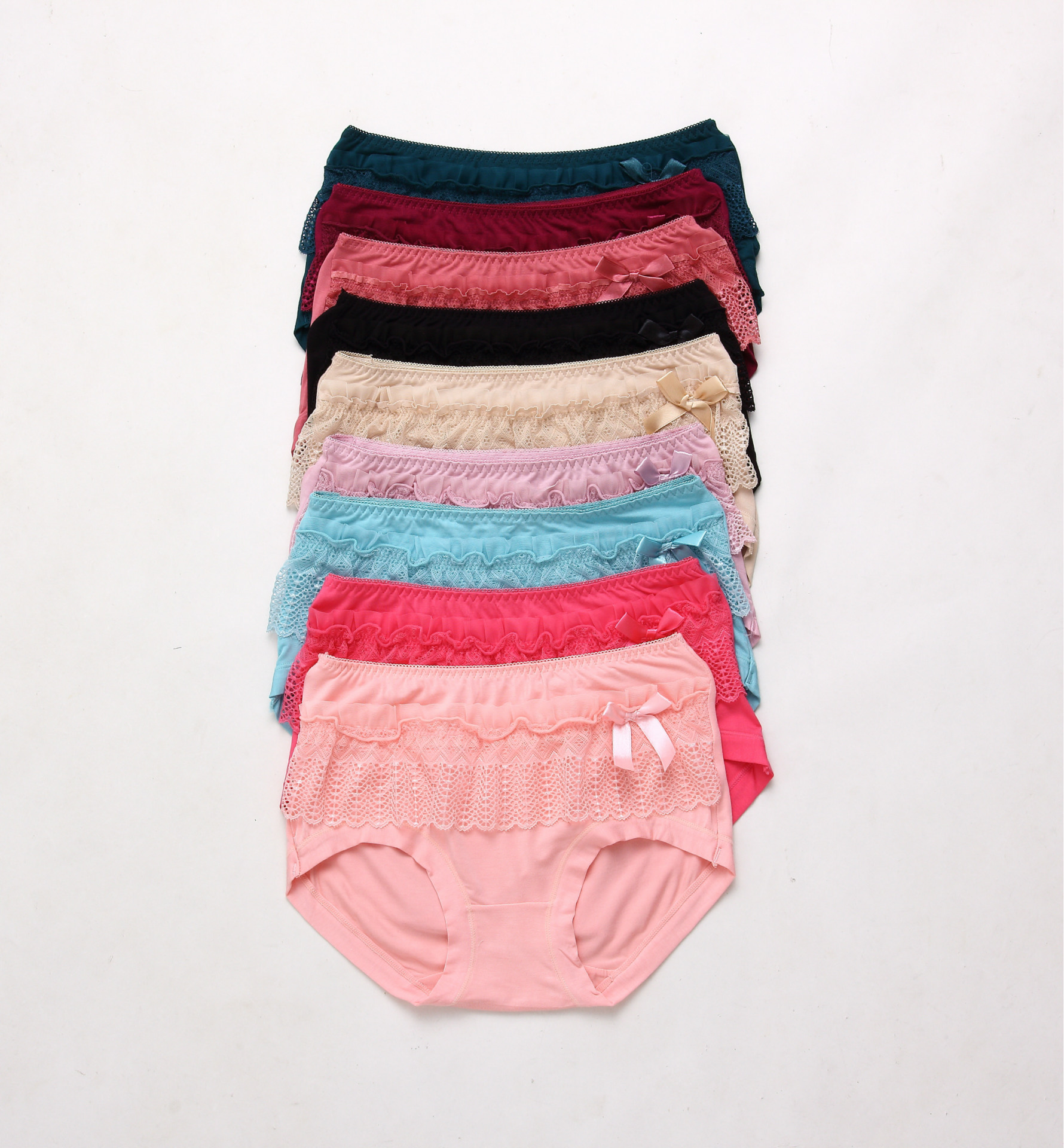 淘宝爆款内裤女竹纤维女士内裤中腰内裤时尚竹纤维女内裤2025