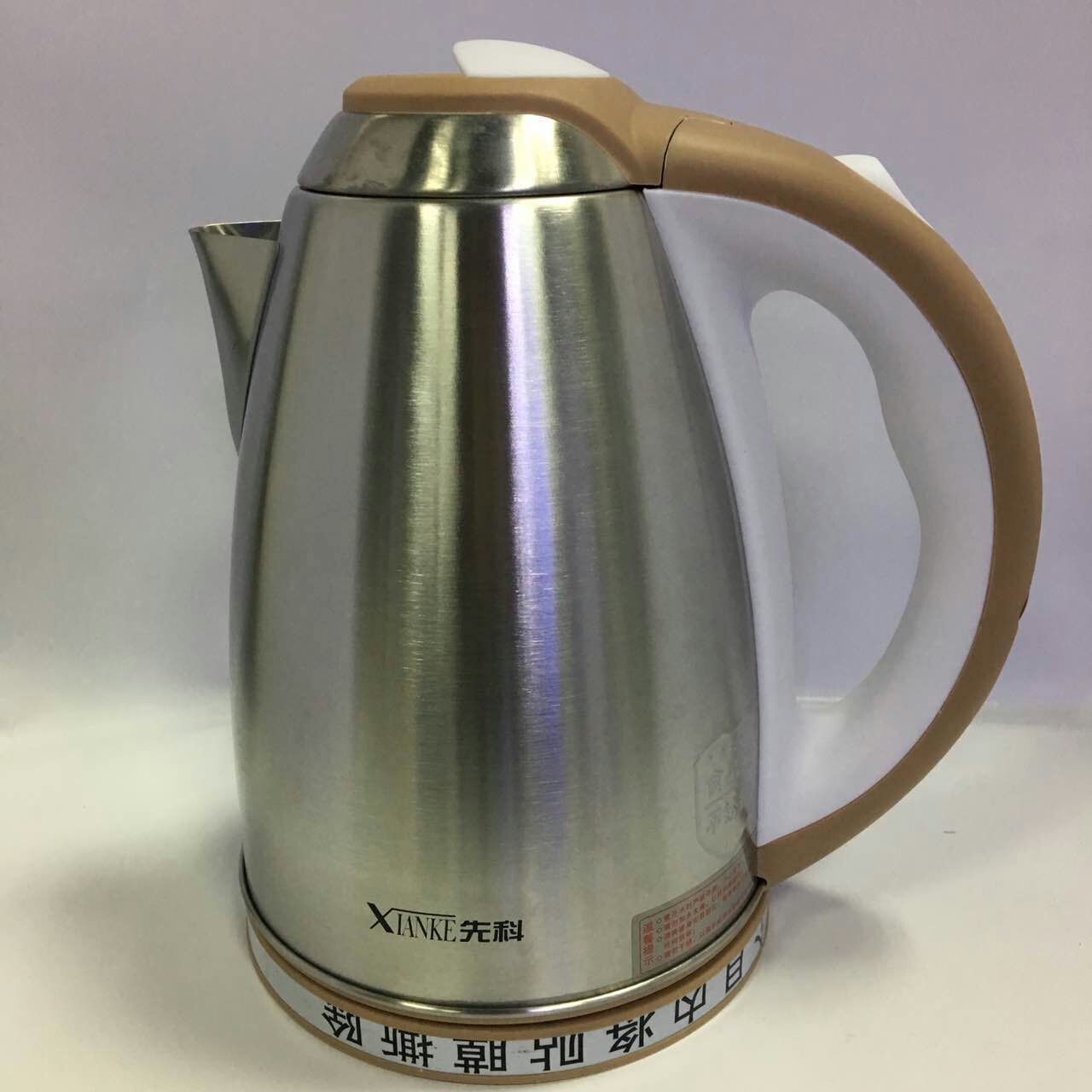 厂家直销先科201不锈钢1.8l电水壶快速烧水壶酒店用品自.