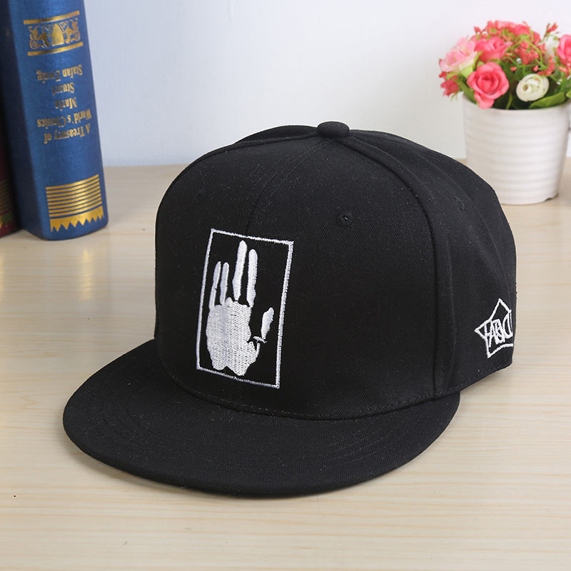 Foreign Trade Korean Style Fashionable Embroidery Baseball Cap Hip Hop Couple Hip Hop Hat Outdoor Sun Hat One Piece Dropshipping Hat