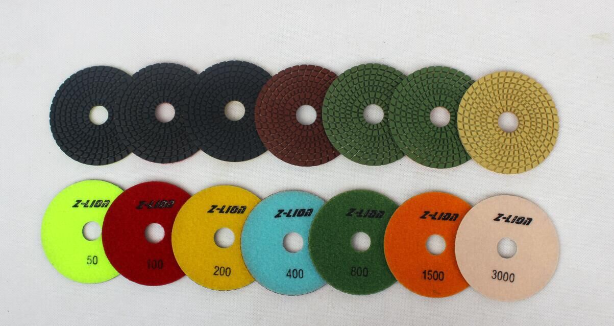 厂家批发金刚石软磨片树脂水磨片出口品质石材专用混凝土磨片5寸