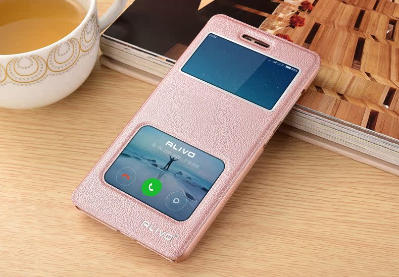 alivo 小米5手机壳 mi5手机套m5皮套翻盖式保护套.