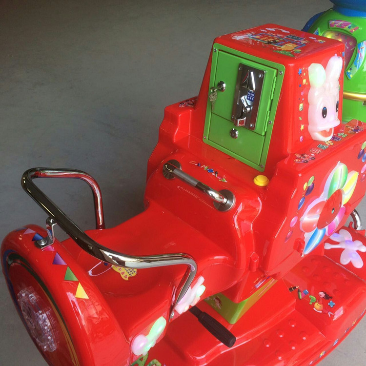 厂家直销2016新款小博士跷跷板摇摆机儿童投币摇摇车