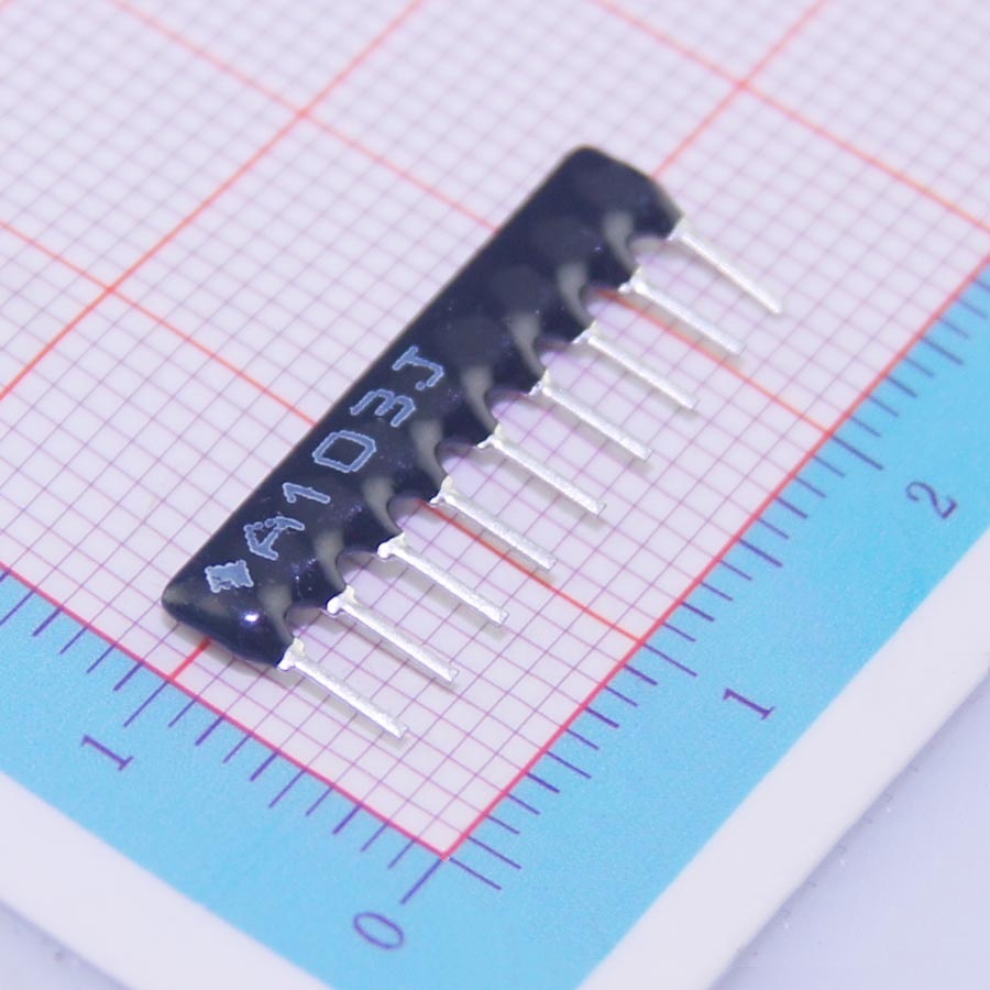 9脚 插件排阻 a09- 103jp ±5% 10k rohs 环保排阻