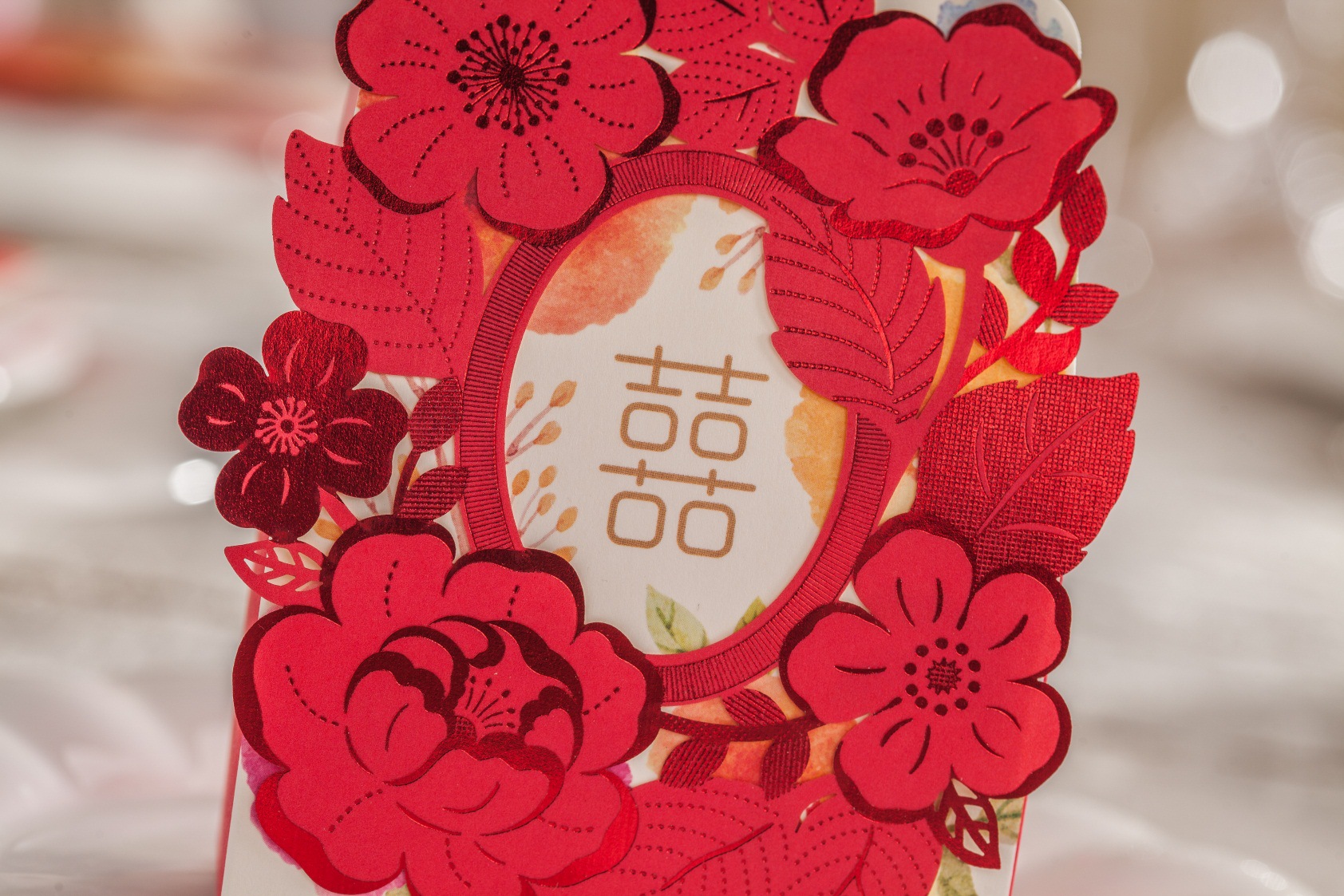 唯思美厂家新款婚礼婚庆用品创意纸制韩式结婚囍糖盒批发cb6.