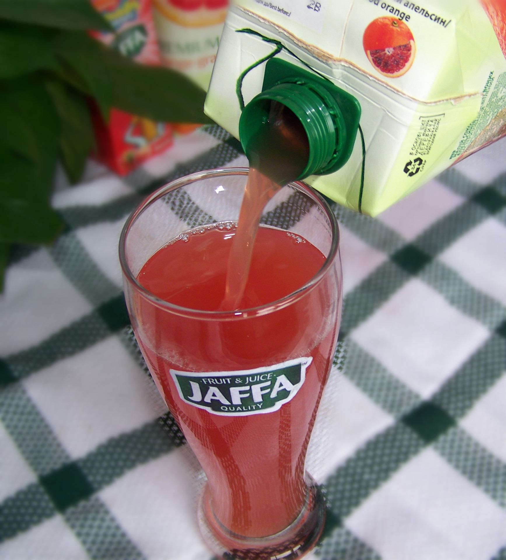 乌克兰原装进口 jaffa 雅法橙血橙混合果汁饮料1l 进口果汁批发