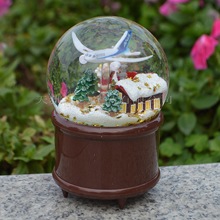 创意纪念品水晶球圣诞雪花球树脂工艺品公司活动赠品摆件厂家生产