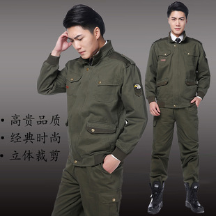 纯棉帆布外军野战服 迷彩服 工作服套装 军迷户外休闲饰男装备 正