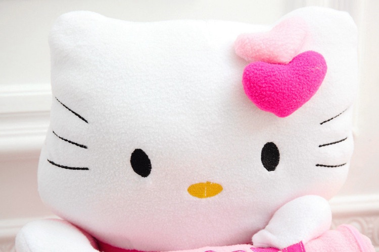 哈喽kt猫两用空调毯靠垫被靠枕毛绒抱枕娃娃公仔玩具儿童生日礼物