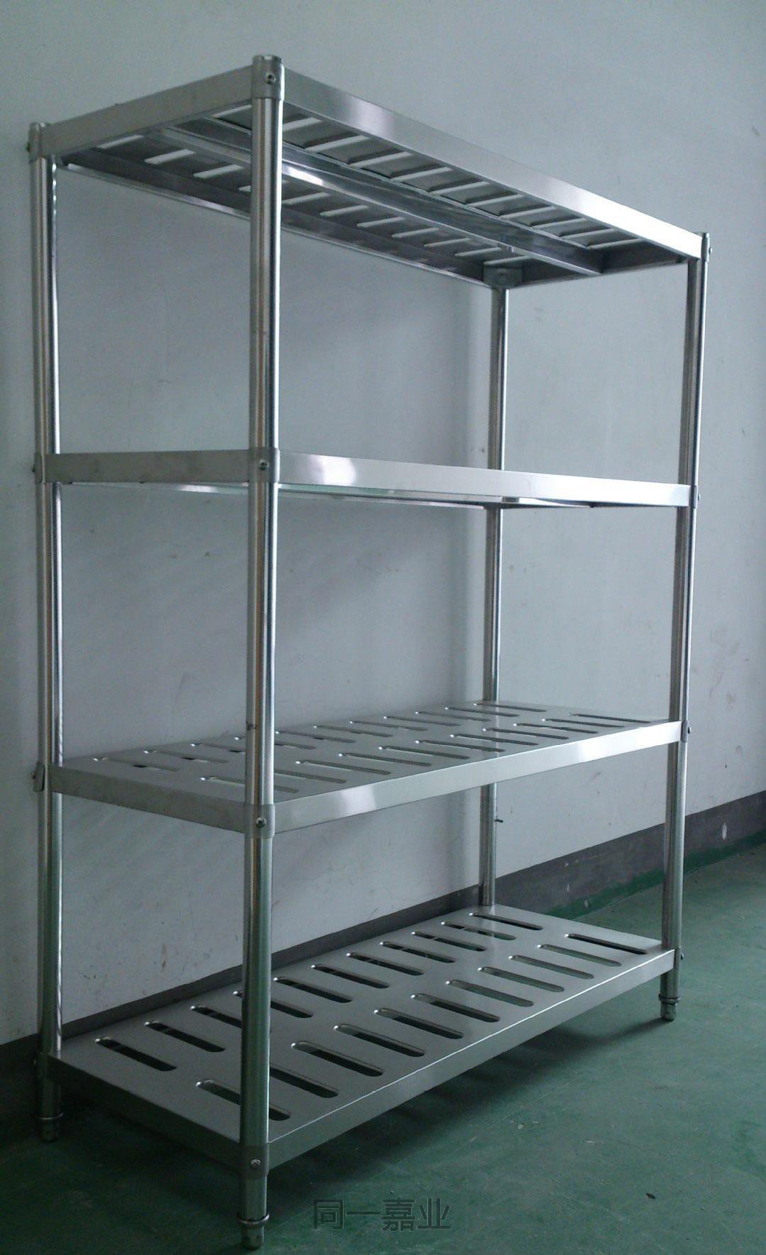厂家直销不锈钢货架 不锈钢仓储移动冷库货架 隔层仓储货架设备