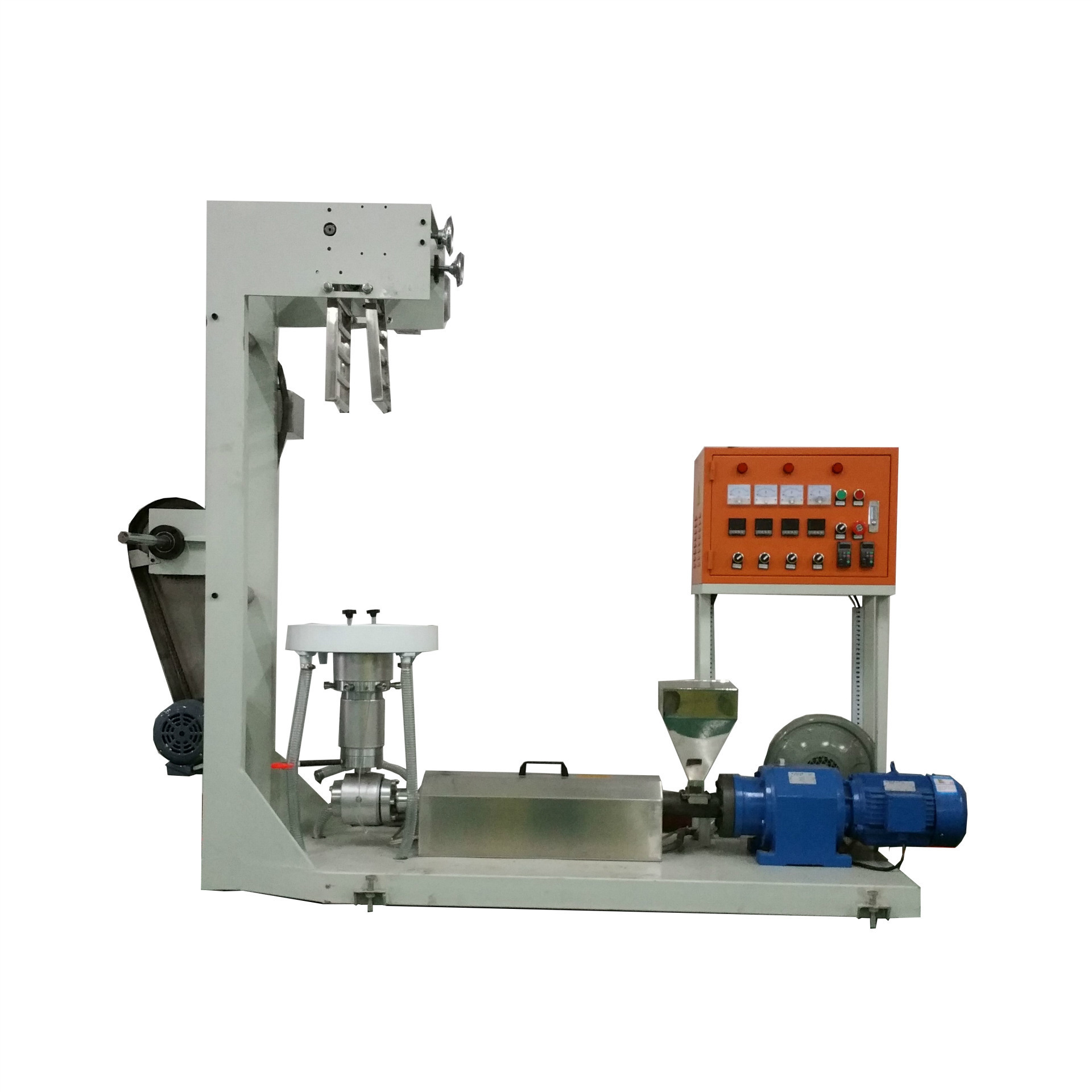 高低密度pe25小型实验pp吹膜机petpu双层三层共挤小型吹膜机