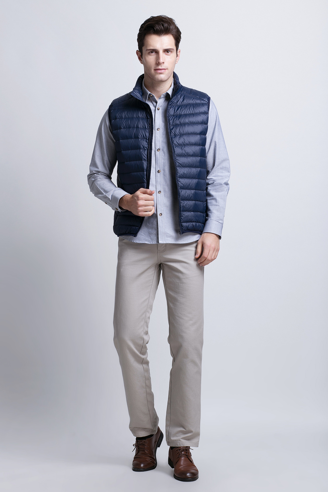 2016男轻薄羽绒马甲男背心男装轻薄款羽