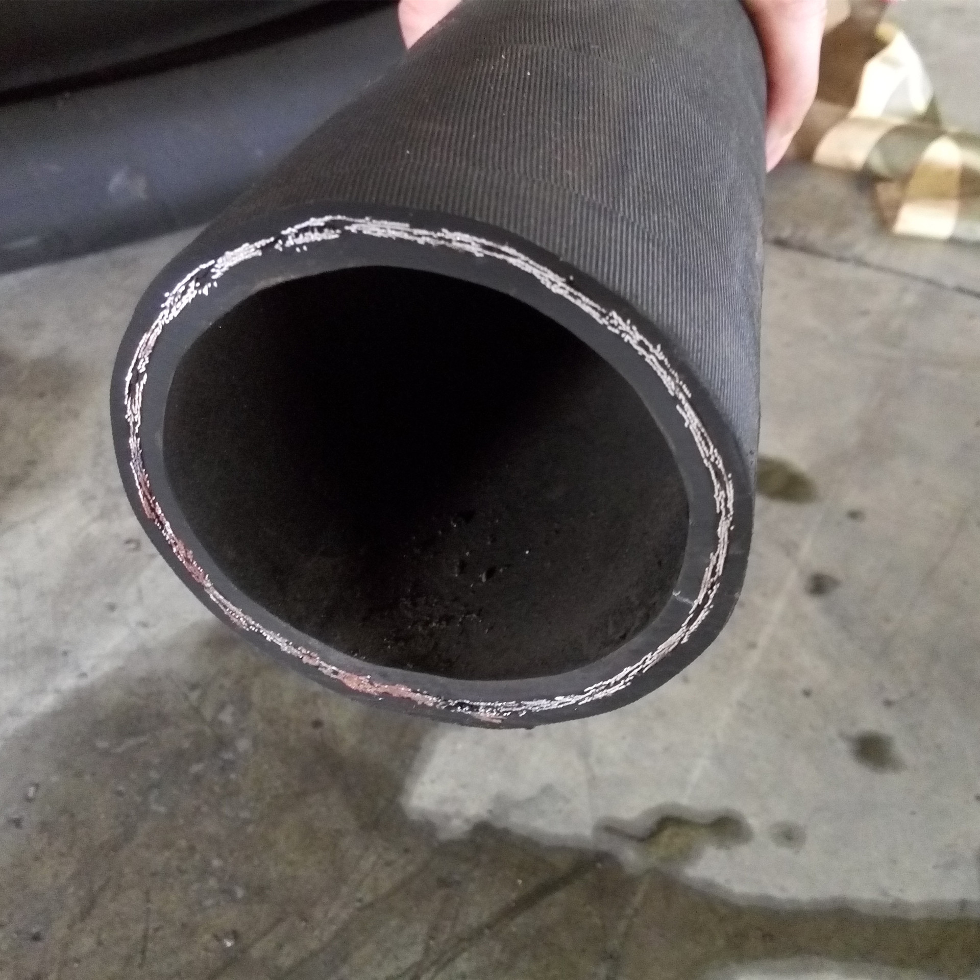 爆款液压矿用大口径钢丝编织缠绕蒸汽法兰铠装高压橡胶管总成油管 - 