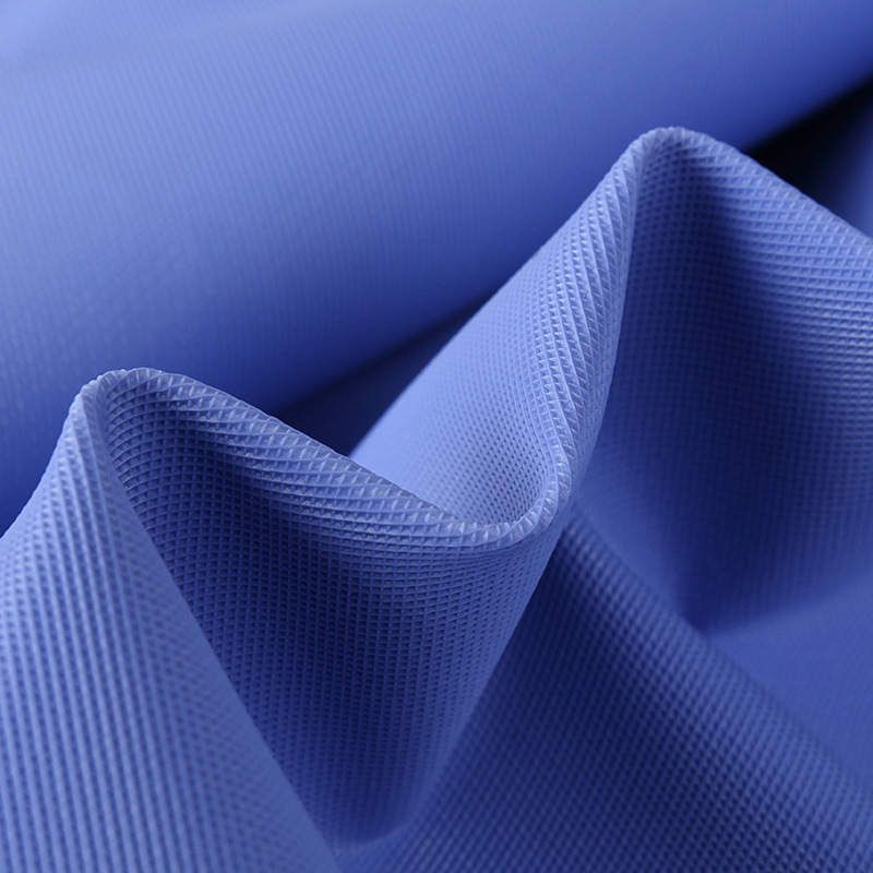 新款牛津布面料 海蓝迷彩全涤平纹牛津布 训练服帐篷布料批发