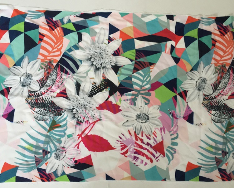 印花花型设计描稿加工 新型花型 涤棉数码印花定做 服装家纺面料