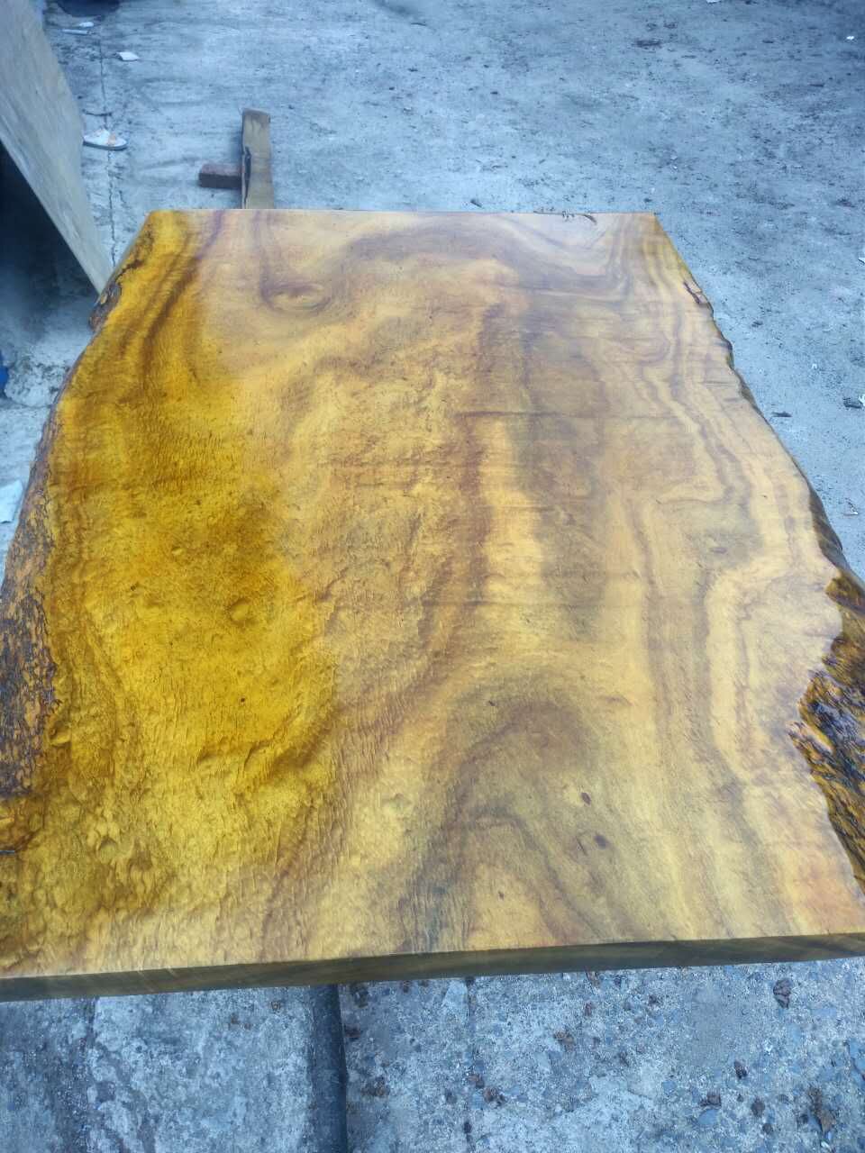 尺寸133-100-6 实木缅甸黄金樟原木大板 茶几桌 画案 书餐桌 红木