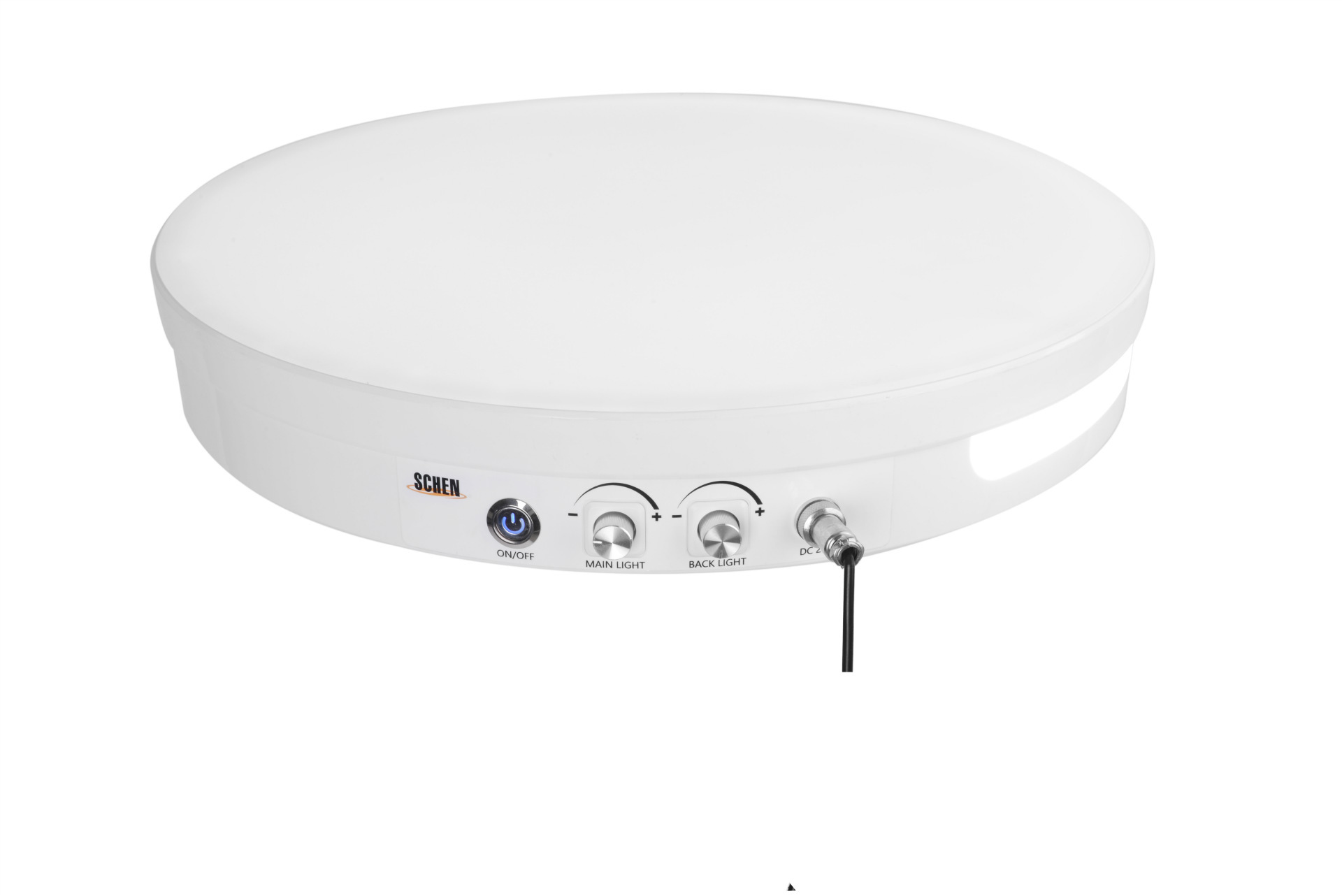 3d展示电动转盘发光转盘旋转展示台柔光补光摄影底座转盘