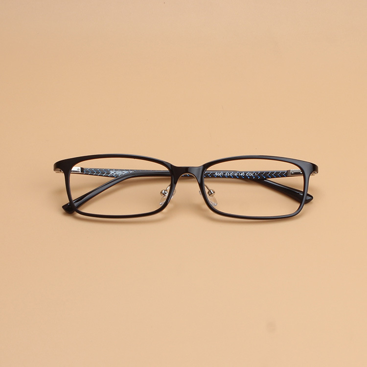 新款碳纤维眼镜框近视男女超轻简约全方框塑钢钨碳光学镜架6001
