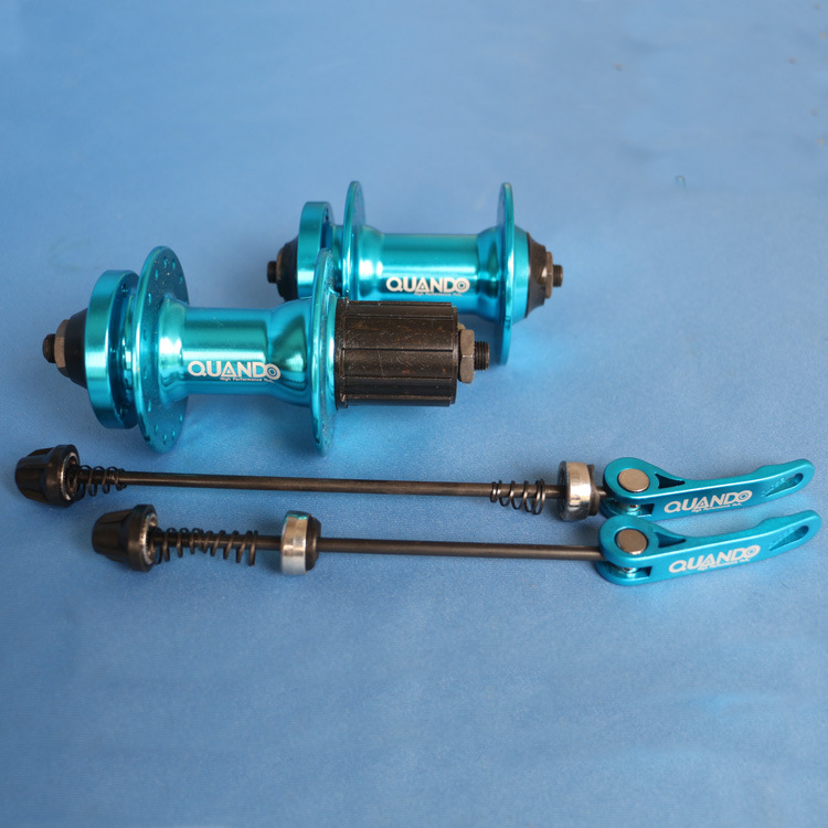 台湾昆腾/quando 32孔散珠花鼓 山地车花鼓带快拆