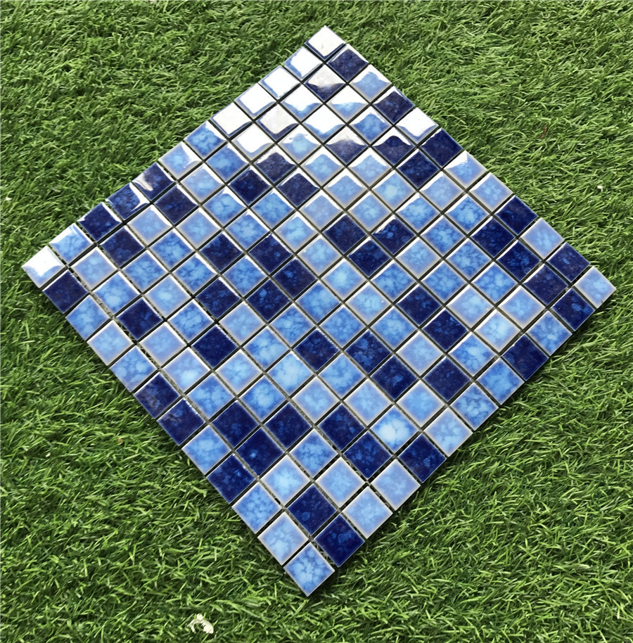 马赛克瓷砖泳池砖卫生间浴室瓷砖水池鱼池游泳池地砖300300