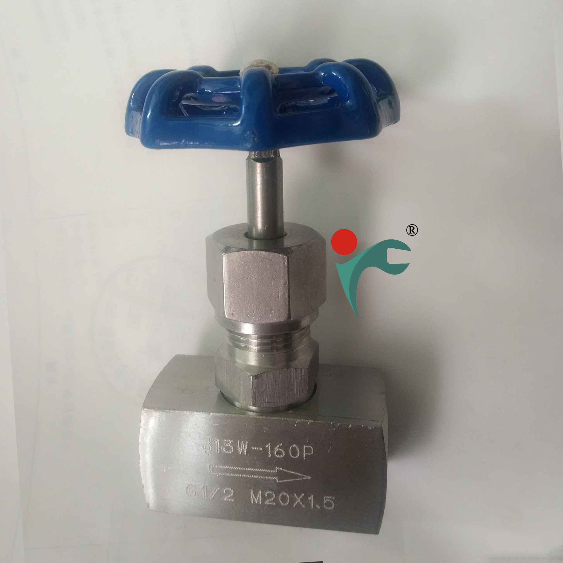 高压针型截止阀 压力表前针阀 j13w-160不锈钢针型阀dn15