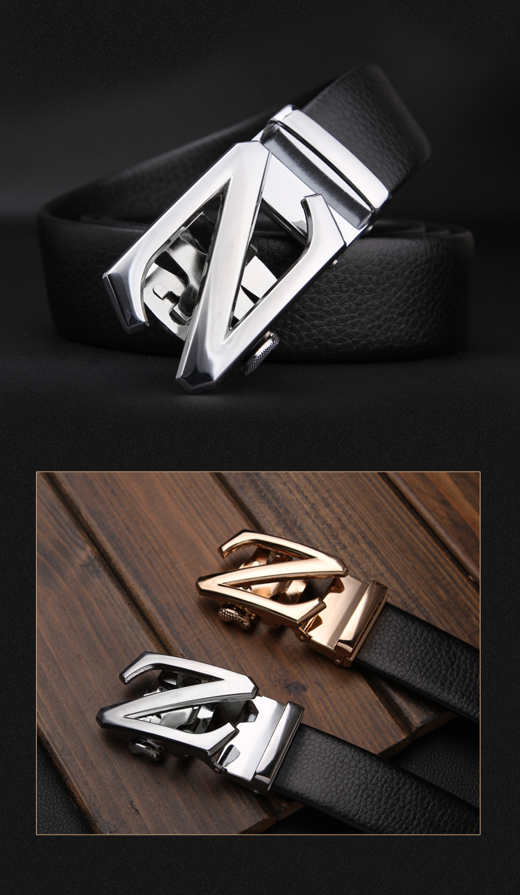 捷豹皮带扣 z自动扣 男士商务腰带扣 z