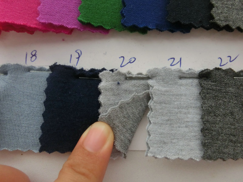 0123#新款高档双面棉空气层女装连衣裙服装面料 380g弹力太空棉