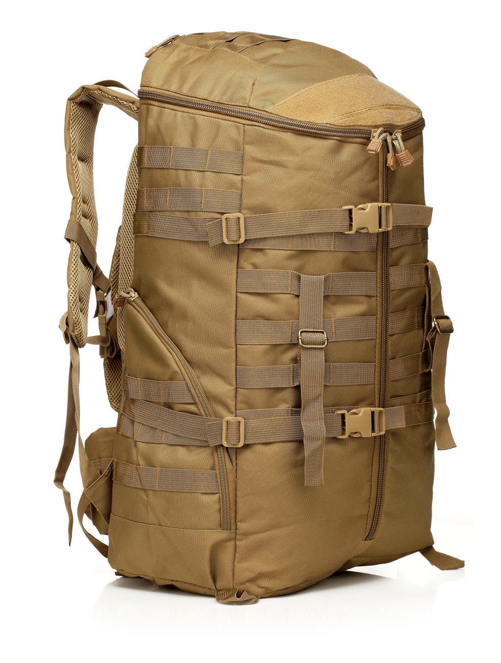 战术背包双肩户外登山包突击背包多功能军迷彩旅游旅行背包大背囊