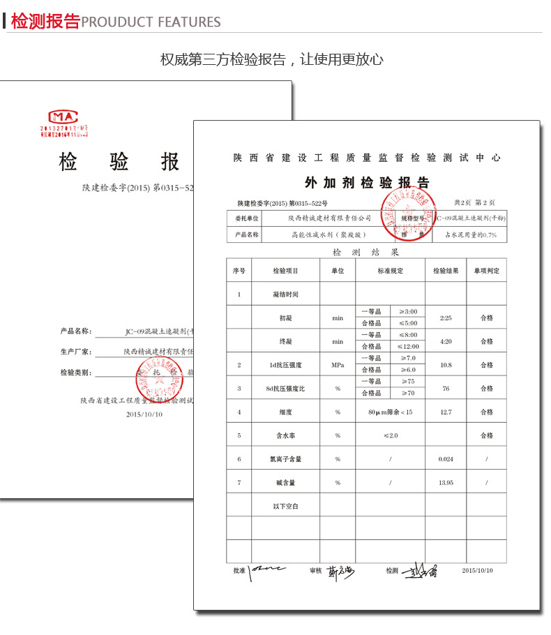 g/ml) 筛余/固含量% 掺量% jc-09 灰色粉状 0.