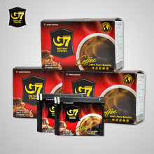 G7咖啡 越南进口中原g7纯黑咖啡粉 速溶醇品 30gX3盒(45条）