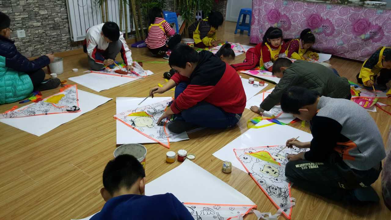 diy菱形风筝儿童风筝绘画风筝教育风筝可定制环保材质多种图案