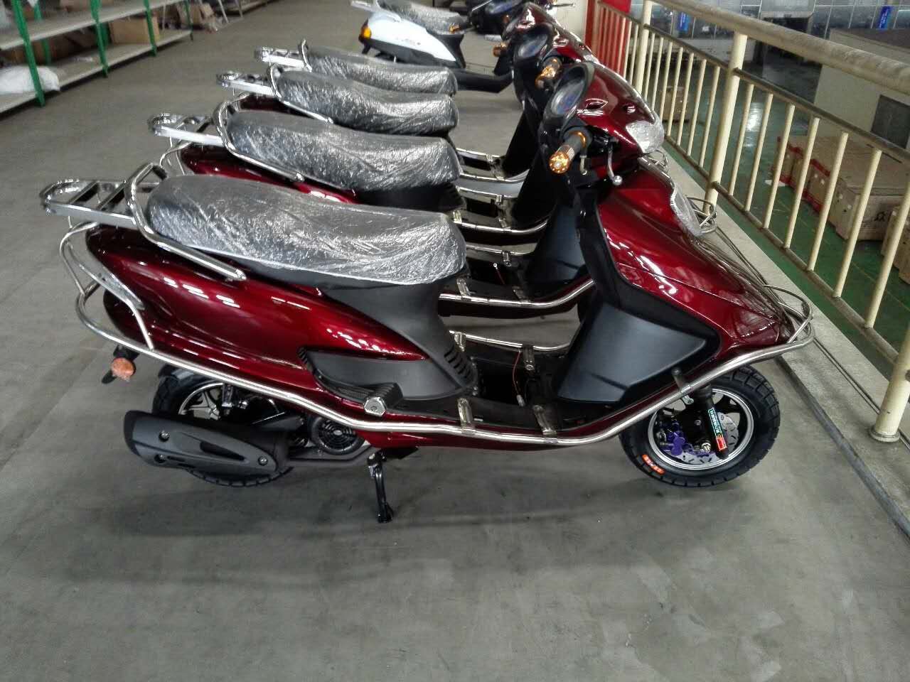 中沙公主 五羊公主款125 100踏板摩托车48cc燃油助力车