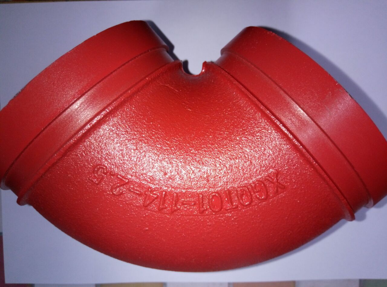 苏州沟槽弯头 卡箍弯头 90&deg;弯