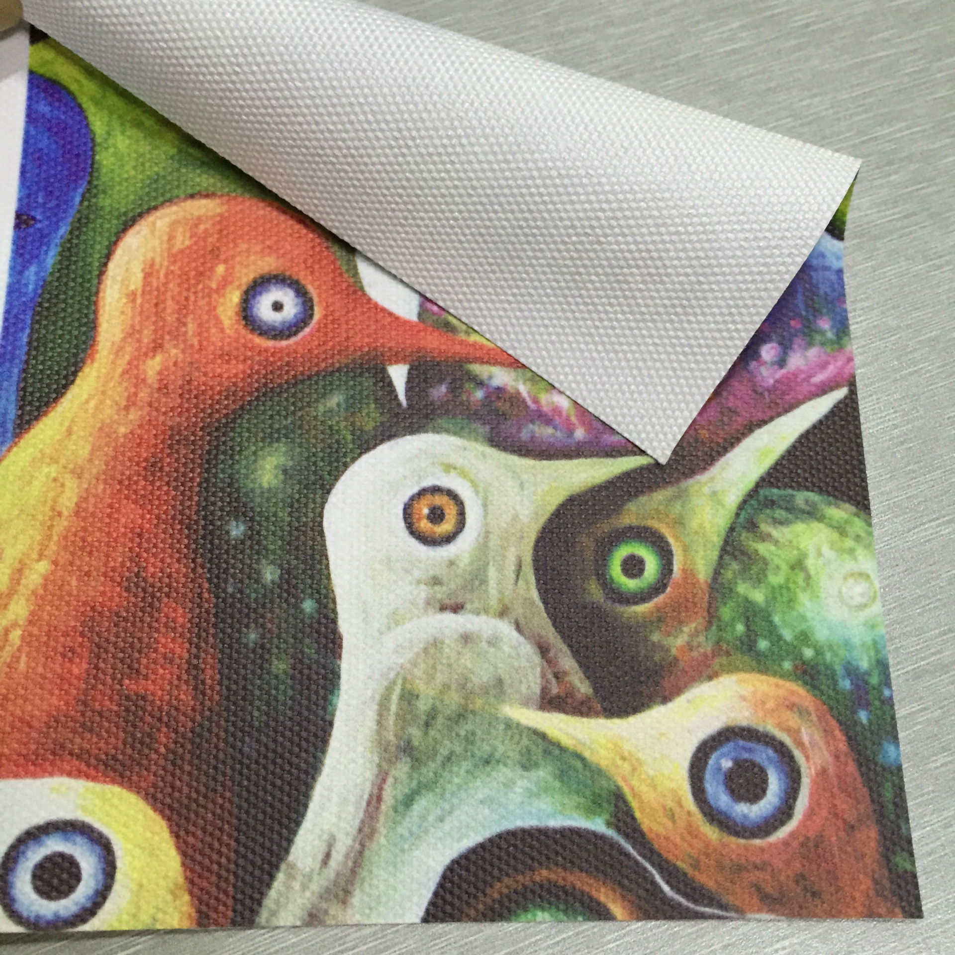 防水白画布 室内外装饰画布 窗帘布 加强防风艺术布