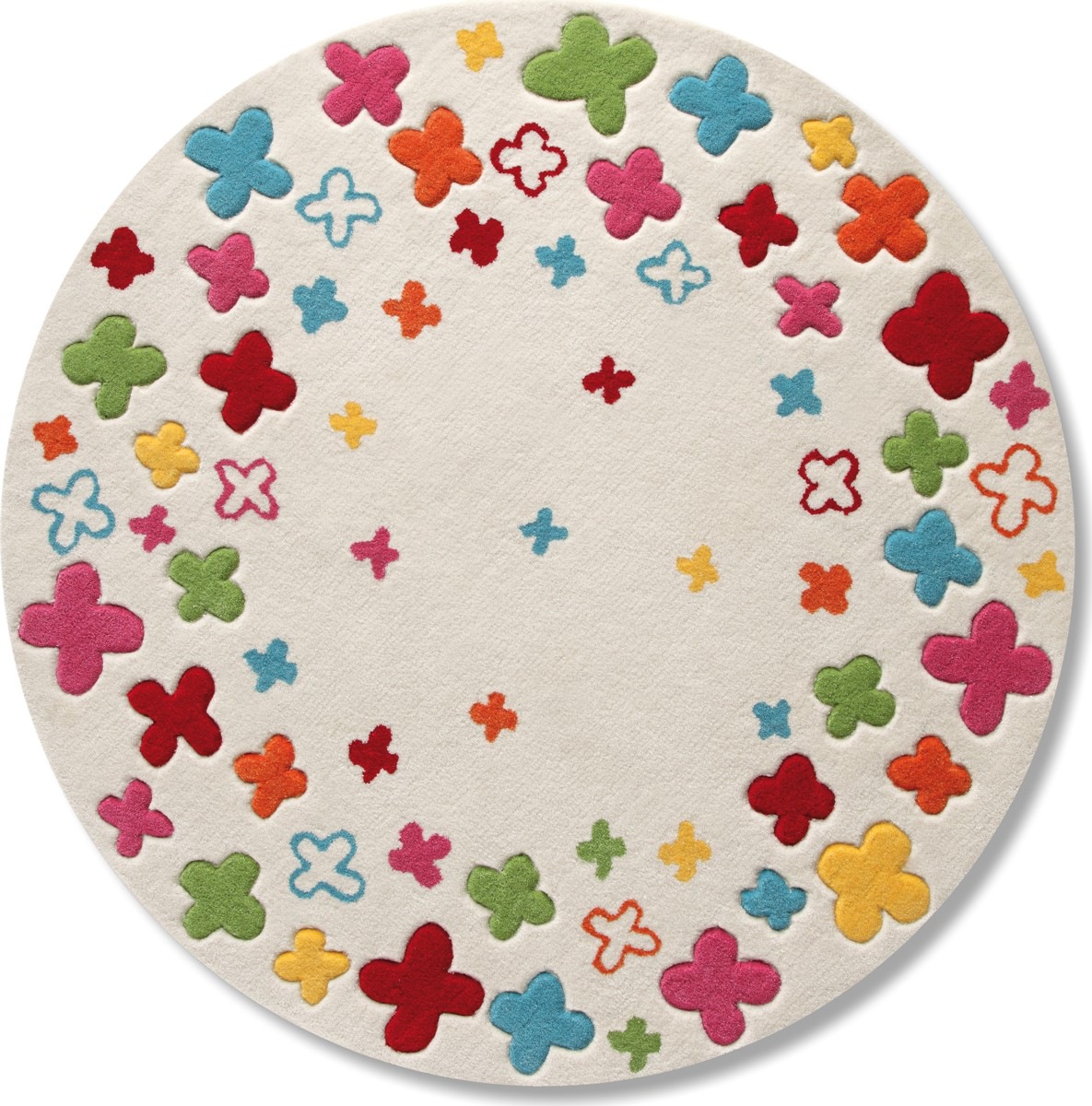 包邮 可爱卡通儿童地毯圆形电脑椅垫 卧室腈纶地毯 可定制