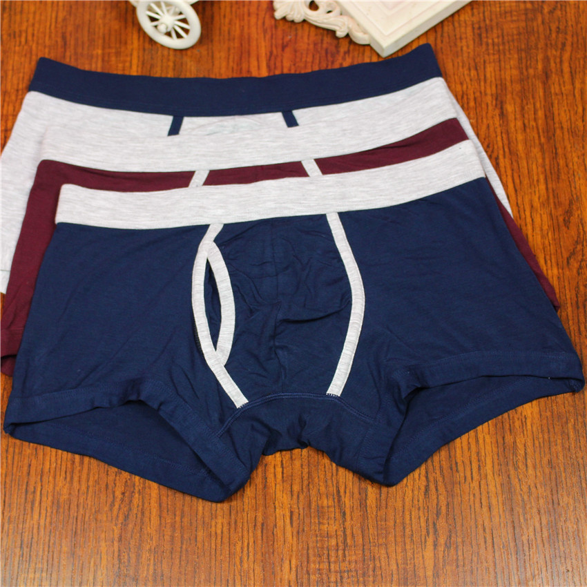 厂家批发热卖韩将男士内裤莫代尔面料透气舒适平脚四角裤mj5296